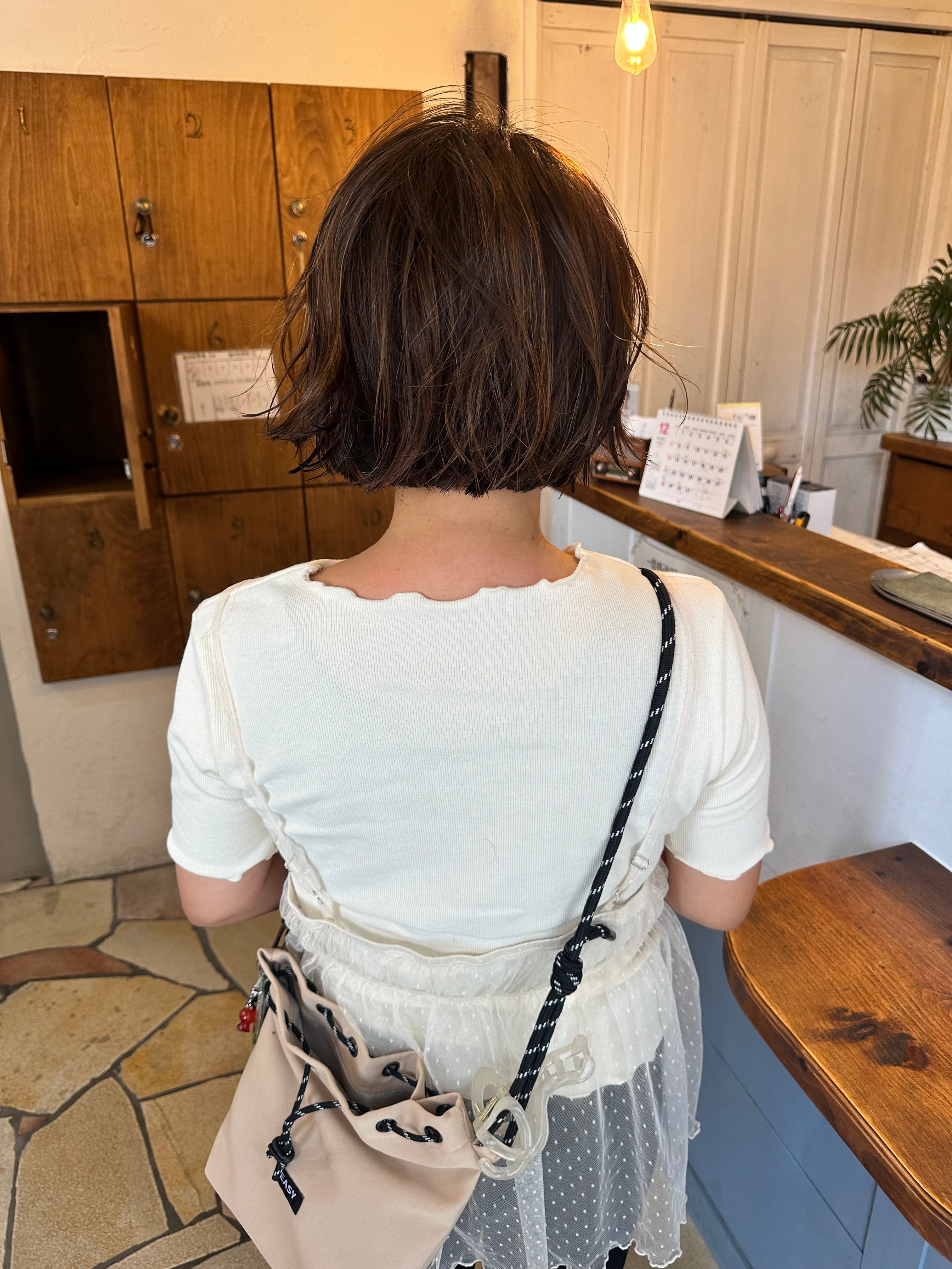 ナチュラルなショートボブ